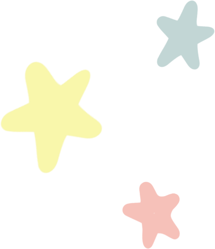 Cute Korean Cafe Decorations Stars